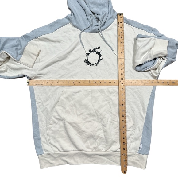 NWOT Puma x Final Fantasy XIV 14 ICON White Blue Terry Fleece Hoodie Mens Large - Picture 10 of 10